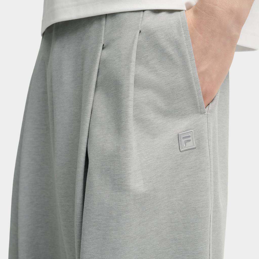 Fila Серия Milano Модные Повседневные Ретро Базовые Текстурные Приятные к коже Простые Удобные Универсальные Вязаные Спортивные Штаны Мужские низы F11M535601F-MG