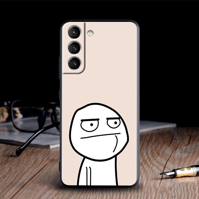Смешной чехол из силикона со средним пальцем для Samsung Galaxy S23 Ultra S24 5G S21 S20 FE Чехол для Galaxy S22 s23 S24 S10 Plus Чехлы