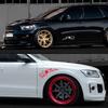 2Pcs Bright Star Car Sticker Window Side Body Truck Vinyl Decal Decor For VW Volkswagen Tesla Skoda Volvo Suzuki BMW Seat Subaru