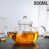 400/600/800/1000 мл термостойкий стеклянный чайник, стеклянный чайник с заварочным устройством для заваривания чая, травяной кофейник