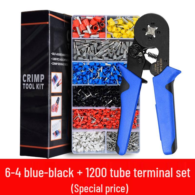 Набор ручных обжимных инструментов и инструментов для зачистки проводов: Пассатижи с удлиненными губками для электриков