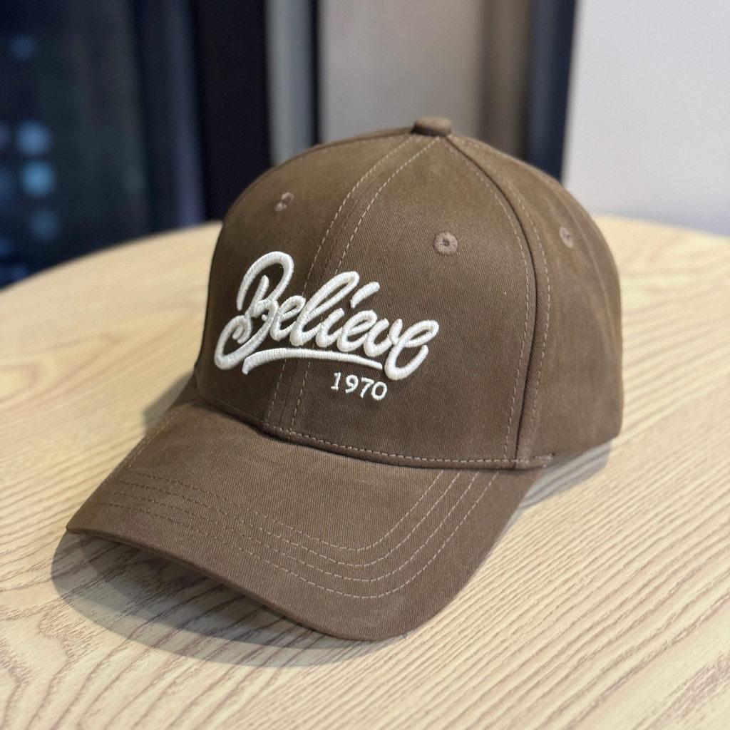 Cotton Baseball Cap With Embroidery And Curved Brim For Daily Wear And Outdoor Use