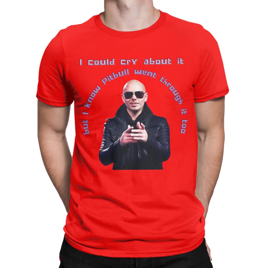 Унисекс Унисекс С принтом Питбуль Mr Worldwide Тур 2026 Футболка 100% Хлопок Футболки Одежда