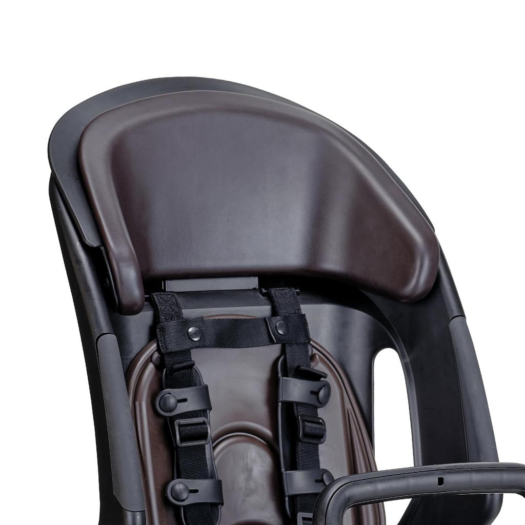 OGK Giken OGK Giken Детское велосипедное сиденье для детей, заднее сиденье коричневого цвета, соответствует новым стандартам SG (Серия РБК) РБК-011DX5 (Комфортный подголовник) Черный/Темный