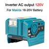 200 Вт Портативный инвертор для аккумулятора Dewalt Для Makita/Bosch/Milwaukee/ Ryobi 18 В Модифицированная синусоида Адаптер питания с USB