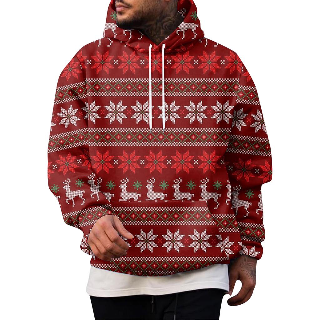 Мужской Спортивный Повседневный С Длинными Рукавами С Карманом Капюшон Толстовка