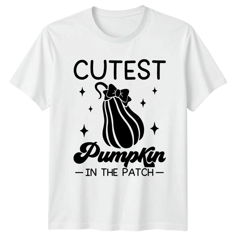 Cutest Pumpkin In The Patch Unisexs TShirt Pumpkin Patch Halloween Gift For Her