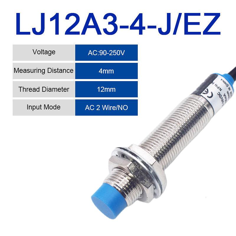 LJ12A3-4-Z/BX LJ12A3-4-Z/BY Датчик приближения Индуктивный датчик приближения Переключатель обнаружения NPN/PNP DC 6-36V Датчик приближения 12 мм