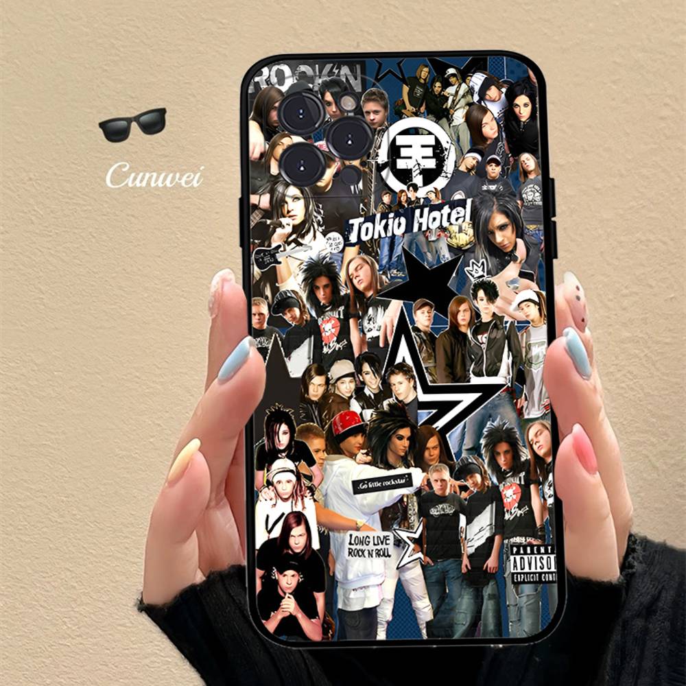 Чехол для телефона Tom Bill Kaulitz T-Tokio-H-HotelS Для iPhone 17 16 15 14 11 12 13 Mini Pro XS Max Plus Funda Shell