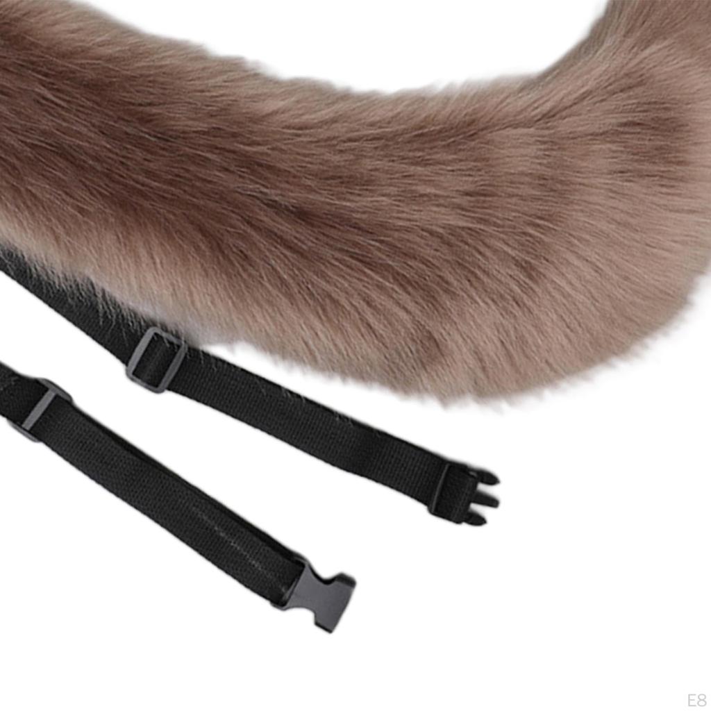 Плюшевый набор: уши волка с хвостом, аксессуары для волос для аниме-косплея, мягкое украшение, пушистая заколка для маскарада