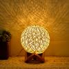 PENG Table Light, Shade Lamp, Room Light, Night Light, Stylish Bedside Lamp, Interior Light, Wood Light, Dimmable, 3W Power Consumption, 19cm X 15cm