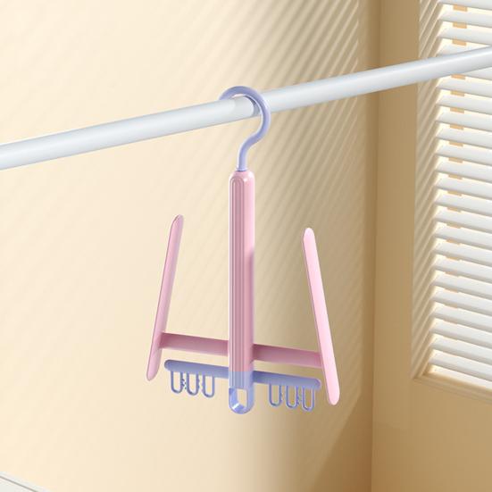 Сушилка для обуви Yousheng с вращающимся на 360 градусов крючком, прочная несущая ветрозащитная стелька, вешалка для одежды