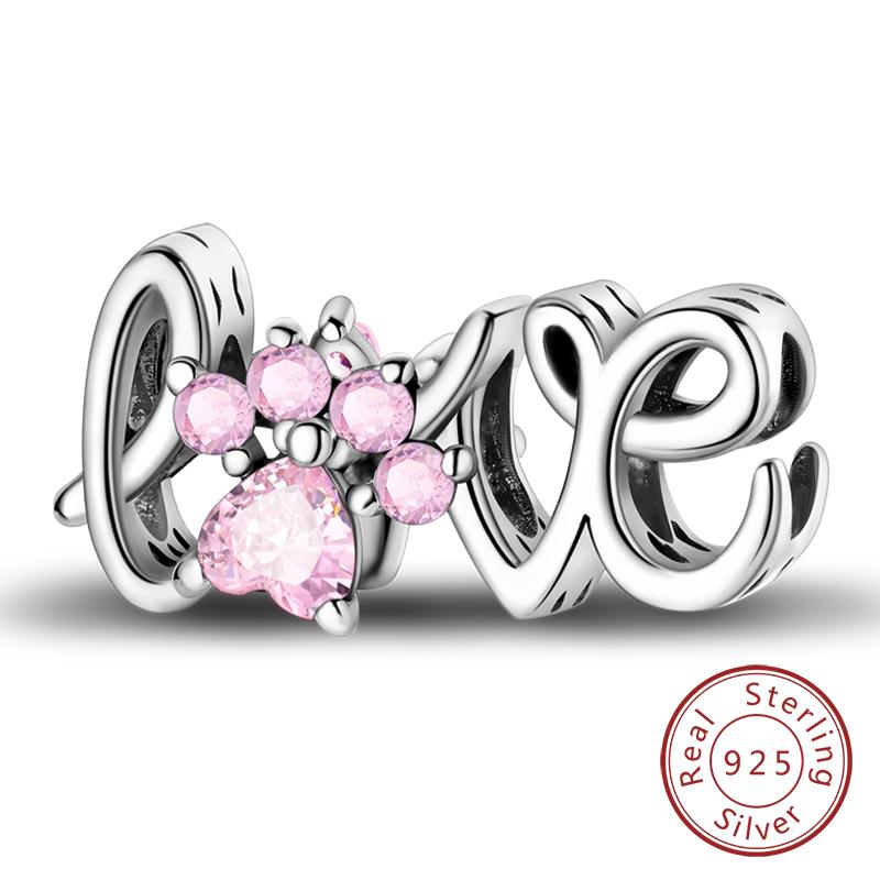 Шарм Медный Розовый Подвеска Шарм Подходит для Оригинального Шарм-Браслета Ожерелья Бусины DIY Ювелирные Аксессуары