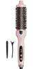 Wavytalk Roll Brush Iron, 38mm, for a Shiny Blow-Dry Finish, Tourmaline Ceramic, Negative Ion Thermal Brush, Low Damage, 5 Temperature Settings, Pink