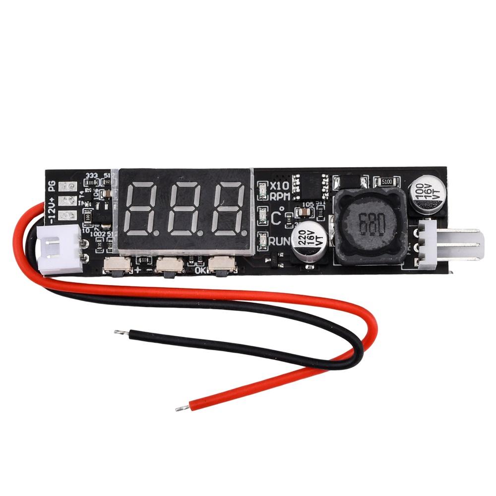 DC 12V 2A PWM 2-3 Wire Fan Temperature Control Speed Controller Chassis Computer Noise Reduction Module NTC B 10K 3950 Probe
