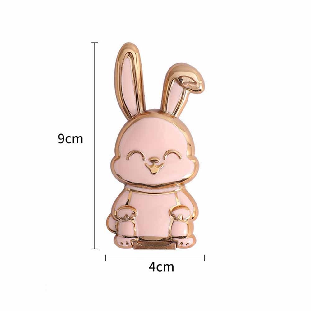ABS Bunny Finger Ring Holder Mobile Phone Holder Phone Back Sticker Pad