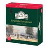 AHMAD TEA English Breakfast Tea Bags, 100 Tea Bags [British Brand, Individually Wrapped]