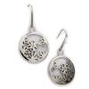 [K6023] - Silver 'Calypso' Steel Earrings (flower)