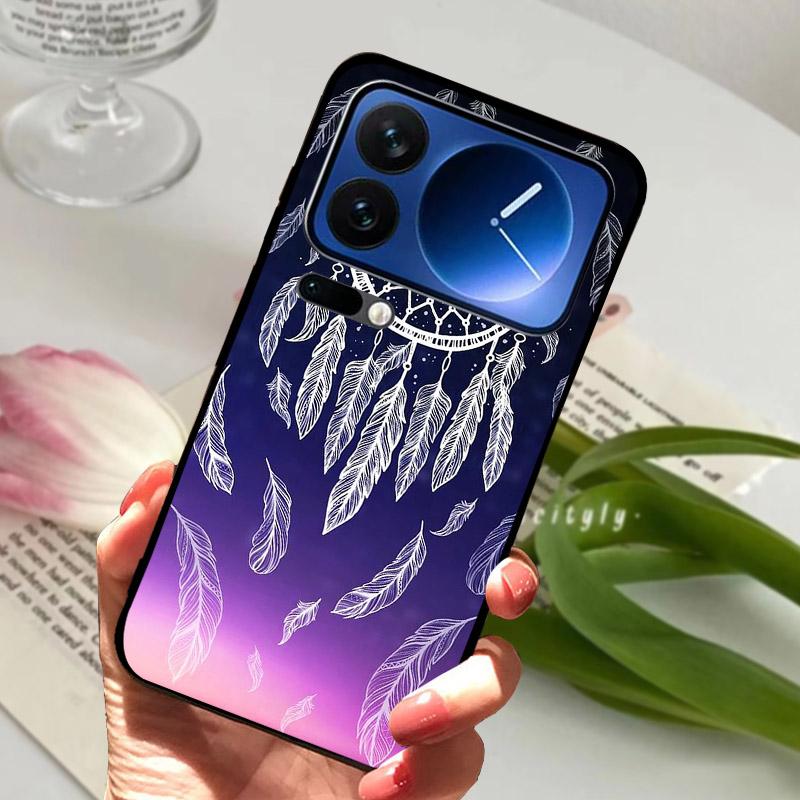 Чехол для Xiaomi Mi 17 Pro Max/17Pro Модный Ударопрочный Защитный Задний Чехол Для Xiaomi 17 ProMax Мягкий ТПУ Силиконовый Чехол для Телефона