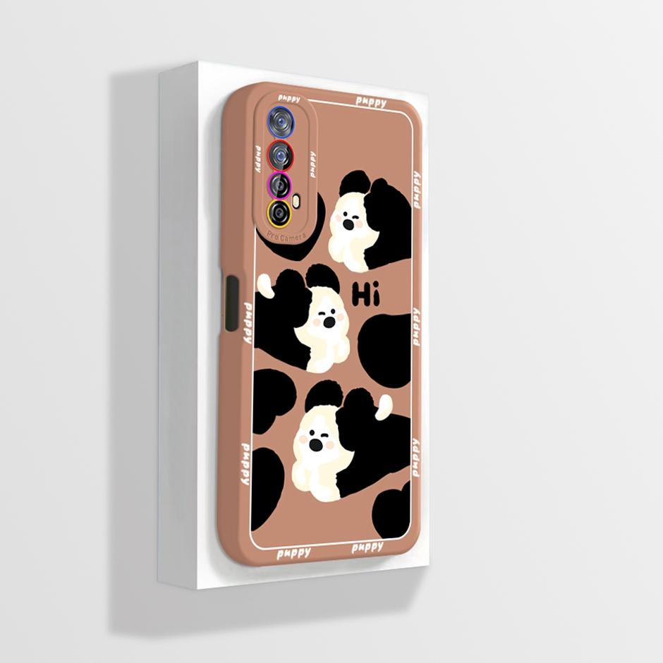 For Realme 7 Case Soft Silicone Cute Cartoon Phone Cover Shell for OPPO Realme Narzo 20 Pro 30 Narzo30 4G Cases New Design Funda