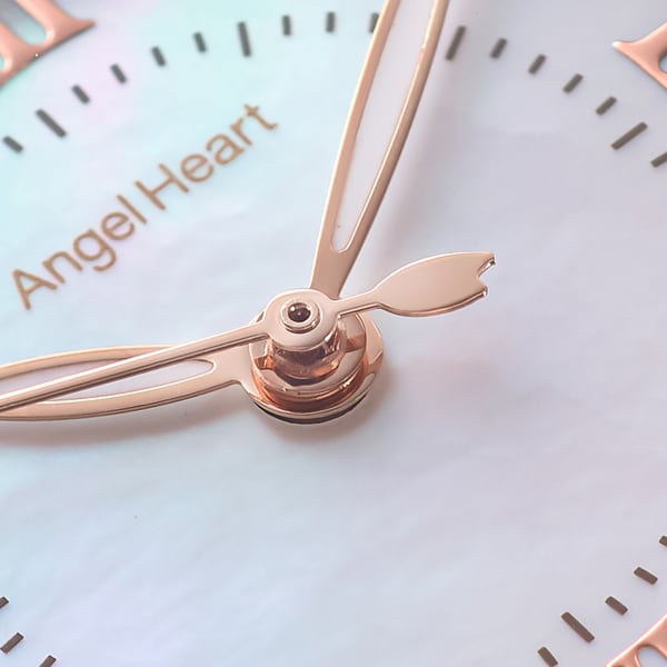 Angel Heart Sakura Time Women's Leather Strap SKR24P-P-KJ Wrist Watch