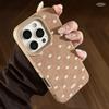 Gilded for IPhone 17 for Apple 16 Promax Phone Case 15 Autumn/Winter Brown Fleece Flower 14 Suede 13 Anti Drop