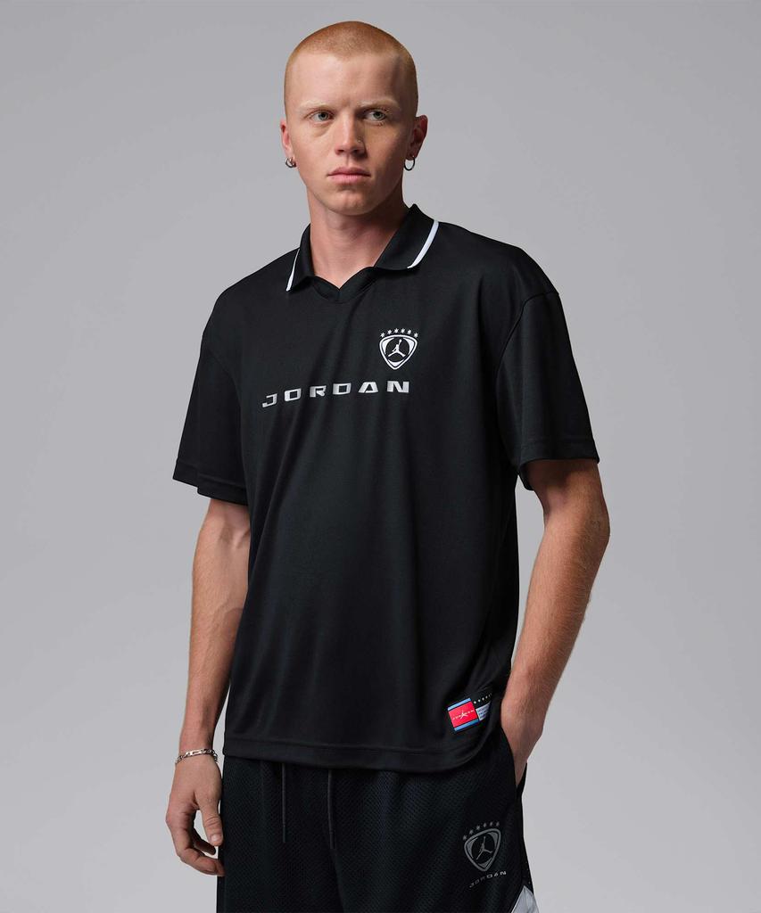 NIKE Jordan Brooklyn Soccer Top M - Black / Im8998-010