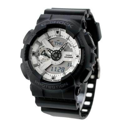 [Casio G-SHOCK] G-SHOCK Аналогово-цифровые часы серии 110 Кварцевые мужские часы GA-110WD-1A