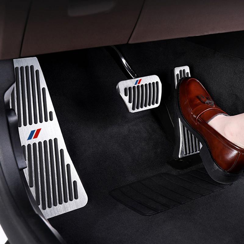 BBJO7 Car Accelerator Brake Pedal Protection Decoration Cover Accessories For BMW X1 X2 X3 X4 X5 X6 X7 3 4 5 6 7 Series F15 E70 E90