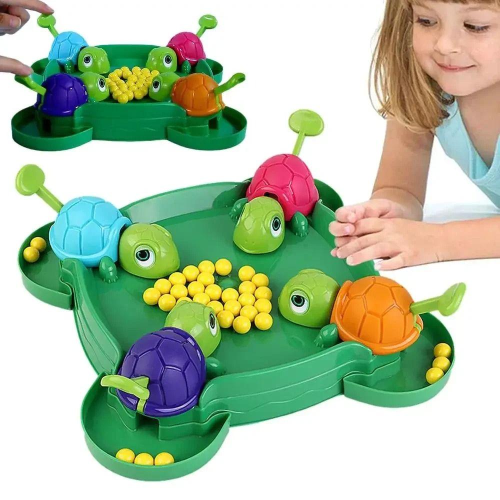 Tabletop Game Turtles Eat Beans Board Game Learning Puzzle Game Interactive Toys Kids Boys Girls