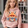 Kids Hoodies 3D Print Cartoon Fox Streetwear Boys Girls Unisex Sweatshirts Oversized Hoodie Kawaii Pullovers Tracksuits Clothing