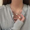 Minimalist Heart-shaped Pendant Necklace Fashionable Clavicle Chain Perfect Female Jewelry For Women Daily Wear