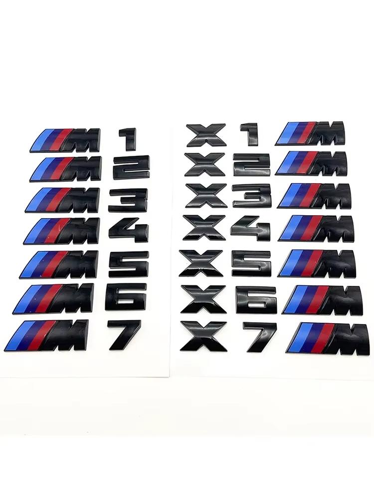 3D Rear Trunk Emblem Badge Logo Car Sticker BMW E46 E60 E64 F10 F20 F30 F06 F12 F13 E90 E92 E93 F80 F82 F87 M1 M2 M3 M4 M5 M6 M7 FD38