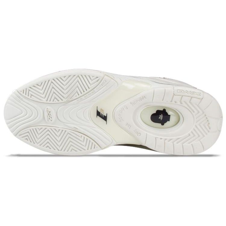 Reebok Answer 4 Comfortable Shock Absorption Slip Resistant Wear Resistant Retro Basketball Shoes Men Sneakers White HQ3592(S-BOX)