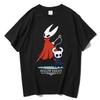 2025 Лето Hollow Knight Silksong Футболка с коротким рукавом Игровая атрибутика Хлопок Графика Шмель Винтажные футболки Унисекс Топы Футболки