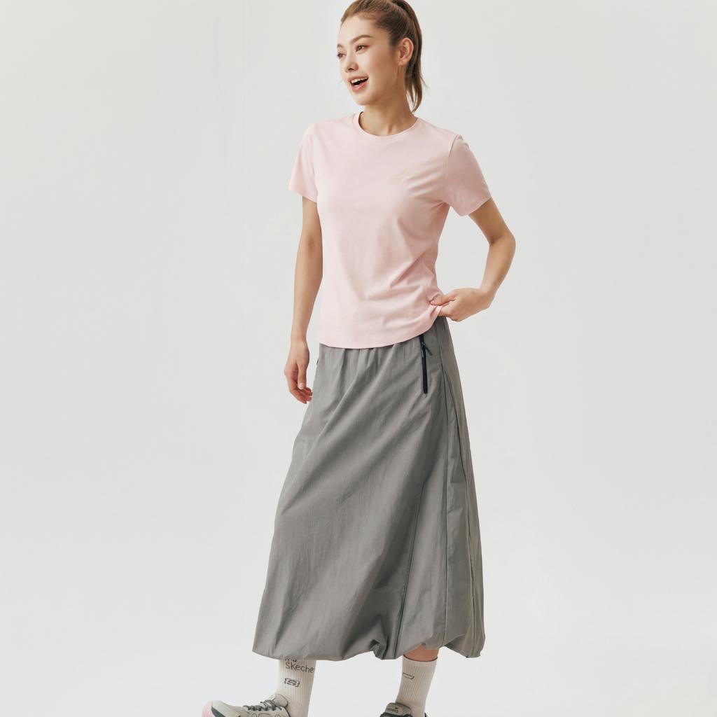 Skechers Женская футболка-пуловер с коротким рукавом и круглым вырезом P226W200-028B