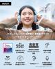 AVIOT Wireless Headphones 55 Hours Continuous Fast Lightweight Compact Multipoint Connectivity WA-Q1 Noise-Canceling Playback, Charging, Design,