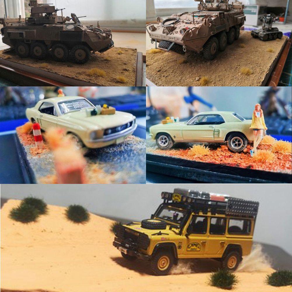 Scene Micro Landscape Artificial Grass Tufts Plant Cluster Miniature Grass Bushes Simulation Model