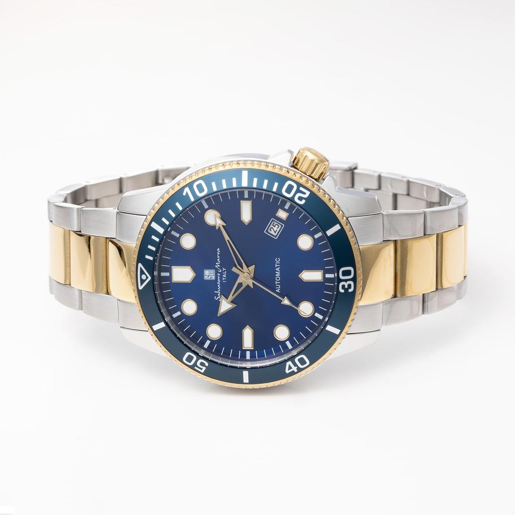 Salvatore Marra Автоматические Включает Часы SSBLGD Мужские Часы, Стильные, Водонепроницаемые, Аналоговые, Тканевые, [Б/у]