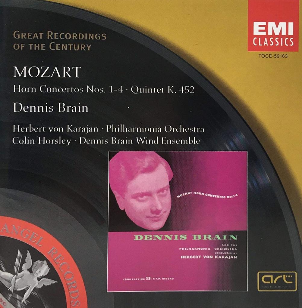 CD BRAIN DENNIS Моцарт Полные концерты для валторны TOCE59163 2002 Япония Оби Классика Б/у