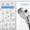Antibacterial Shower Curtain for Bath and Tub with Waterproof Design