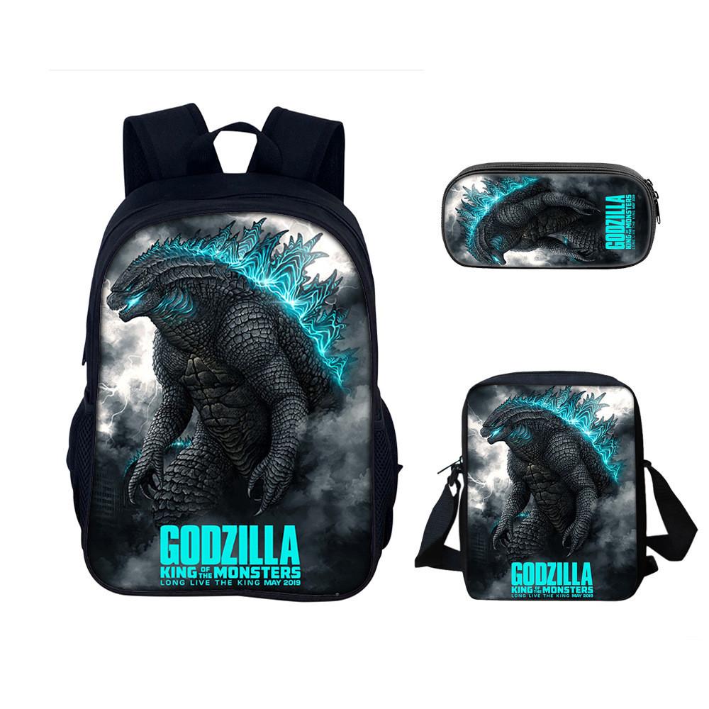 Набор рюкзаков Godzilla из нейлона для школы и путешествий