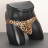 1 Pack Men's Leopard Print Thong Underwear Sexy Jockstrap