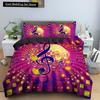 Music Notes Bedding Set for Kids Adult Duvet Cover King Queen Size Print Bed Set Home Textiles Bedclothes 2/3Pcs Duvet Cover Set