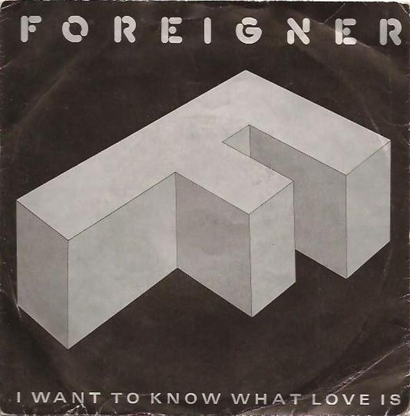 7-дюймовая пластинка FOREIGNER - I Want To Know What Love Is A9596 Atlantic 1984 UK Рок Б/У