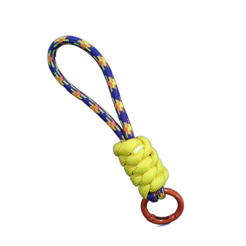 Брелок для ключей с защитой от потери, креативный плетеный шнурок, подвесной аксессуар