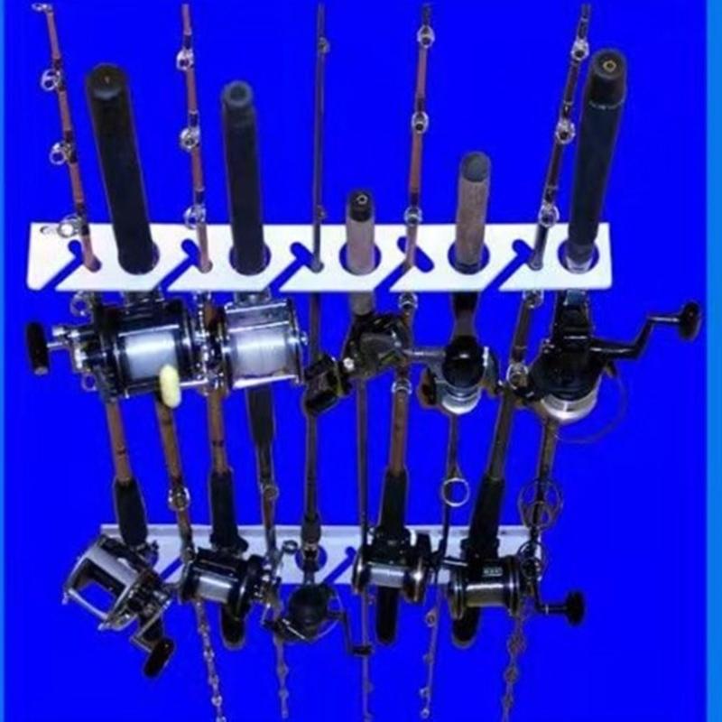 Подставка для удилищ на 10 удилищ, стойка для хранения, горизонтальная, часть для рыбалки