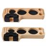 Wood Coffee Tamper Stand, Espresso Stirring Tool Support Base Rack, 51/53/58mm/54mm Espresso Distributor Mats