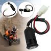 Motorcycle ATV Female Ignition Key Switch Multi-function Wire Start Door Lock 2 Keys For 4 Punch ATV 50-250cc
