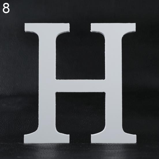 Креативные толстые деревянные украшения для дома с буквами алфавита на свадьбу, день рождения